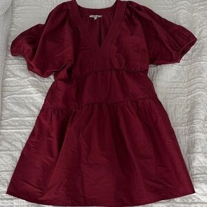 Madewell Burgundy Mini Dress